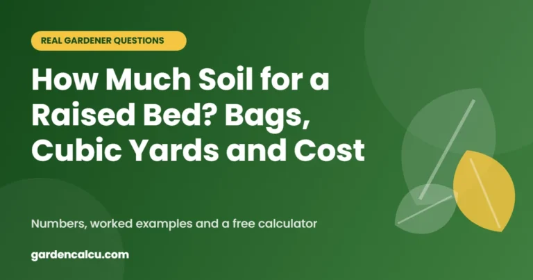 How Much Soil for a Raised Bed? Bags, Cubic Yards and Cost – guide to how much soil for a raised bed